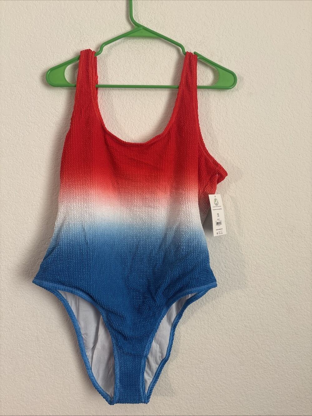 Women’s One Piece Americana Swimsuit XXL NWT No Boundaries